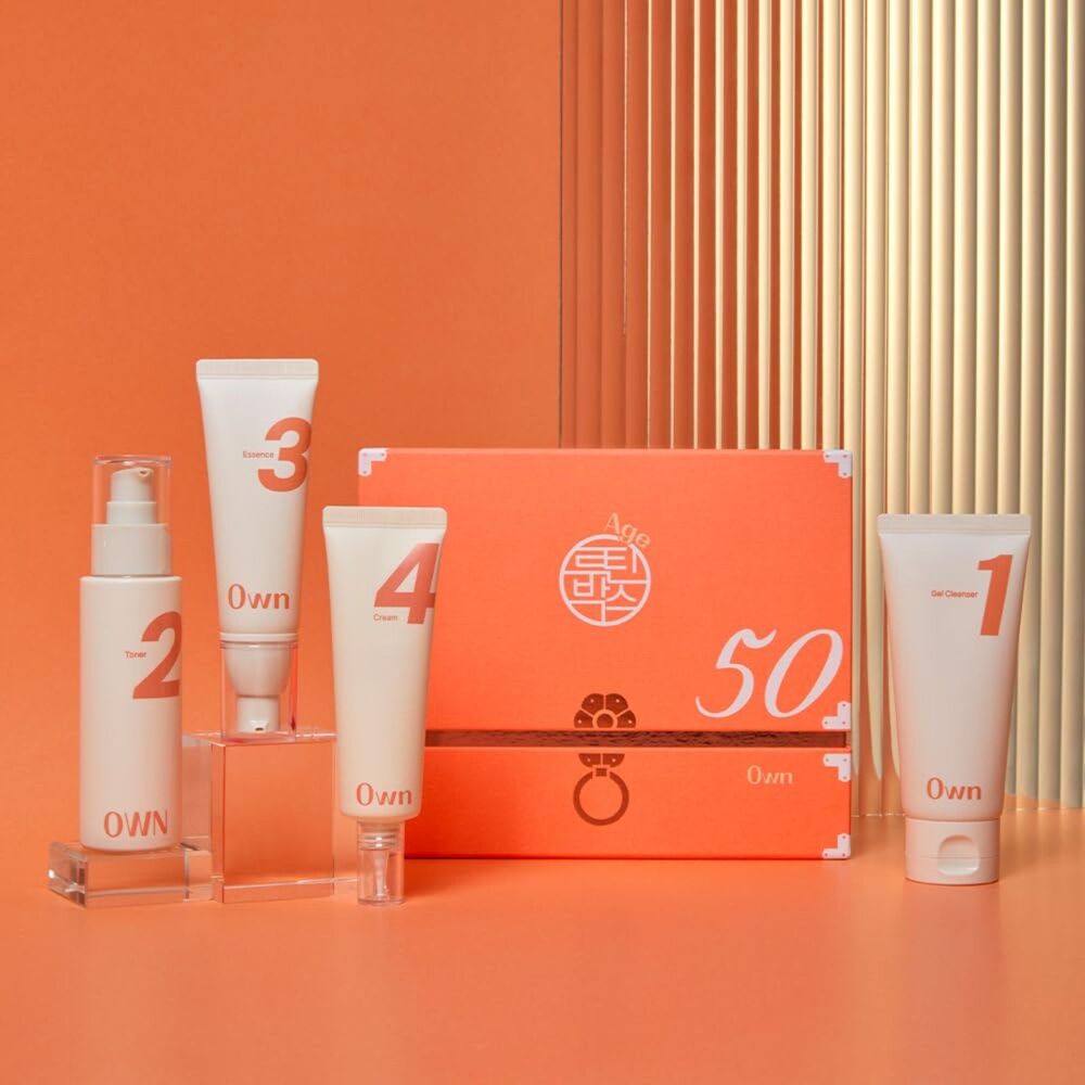 Age Routine Box 50+ K Beauty Advanced Firming & Wrinkle Care 4-Step Skincare Set